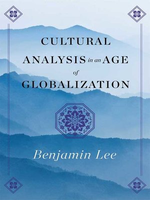 cover image of Cultural Analysis in an Age of Globalization